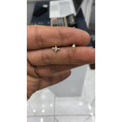 Dört Adet Gümüş Piercing